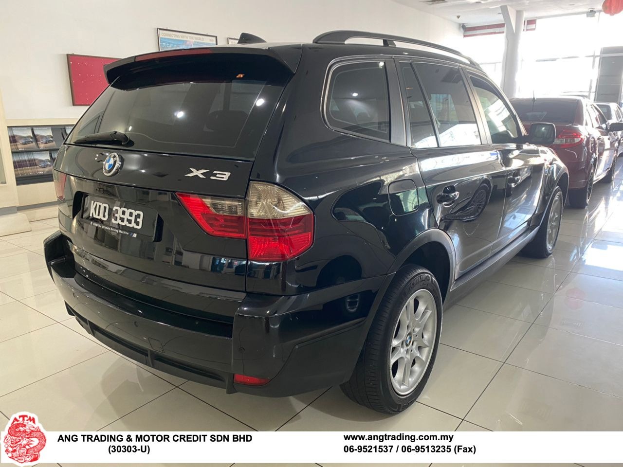 KDQ3993 BMW X3 2.5 SI (A) -CBU