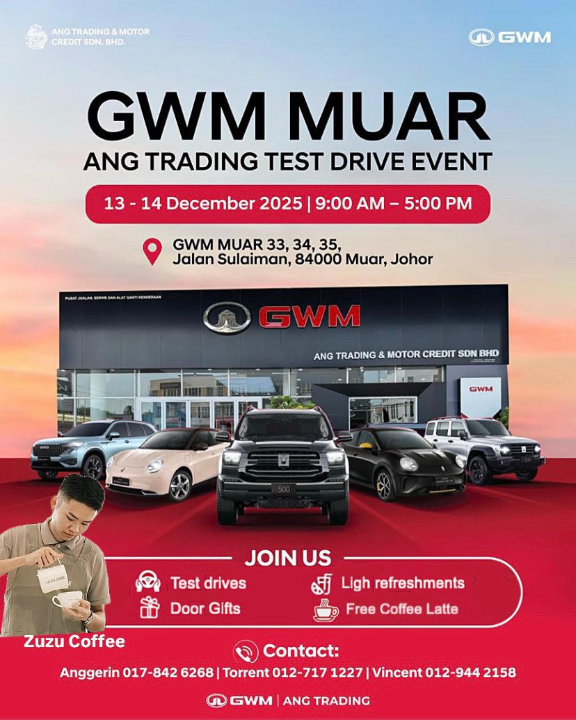 GWM TEST DRIVE EVENT @ GWM MUAR ANG TRADING