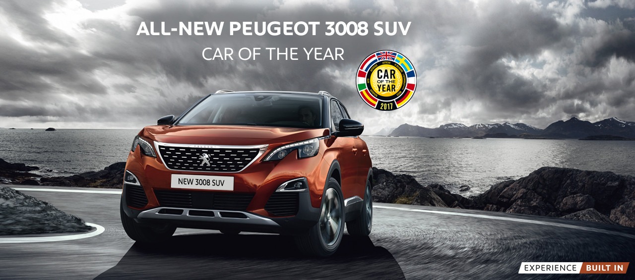 AN INVITATION TO THE NEW PEUGEOT 3008 – ALLURE THP SUV (FULLY IMPORTED)