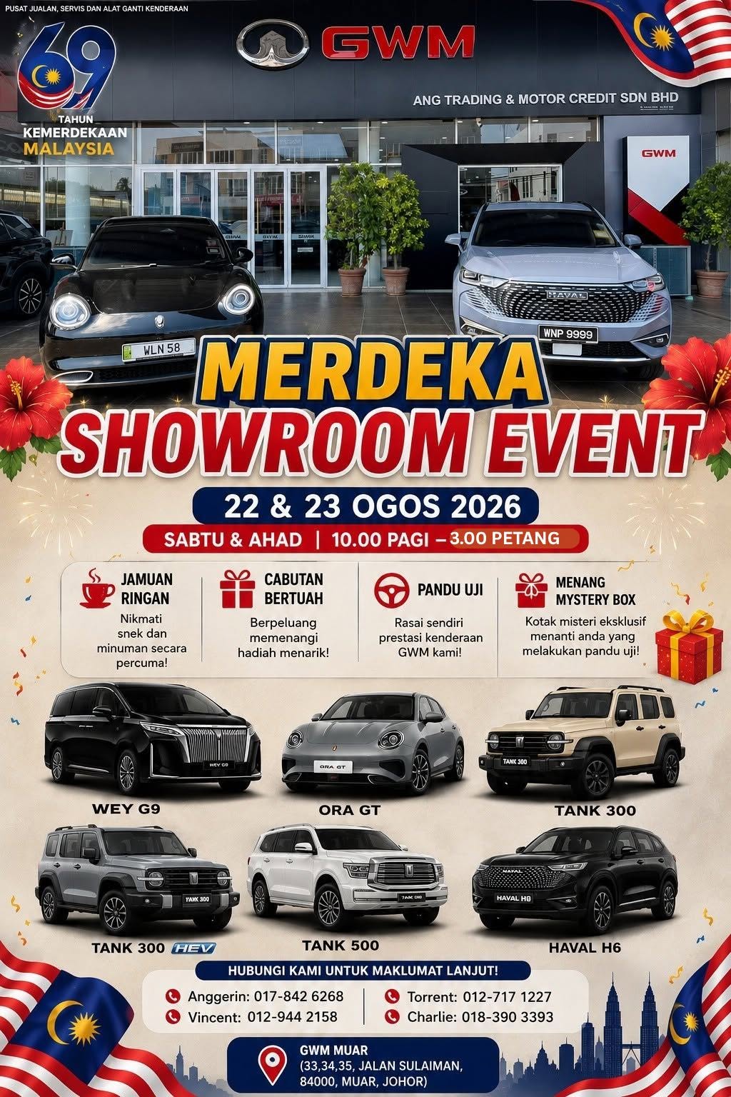 MERDEKA GWM SHOWROOM EVENT