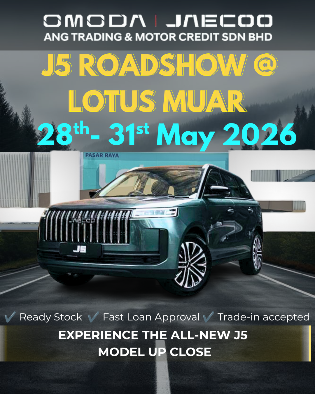 Jaecoo Roadshow Event