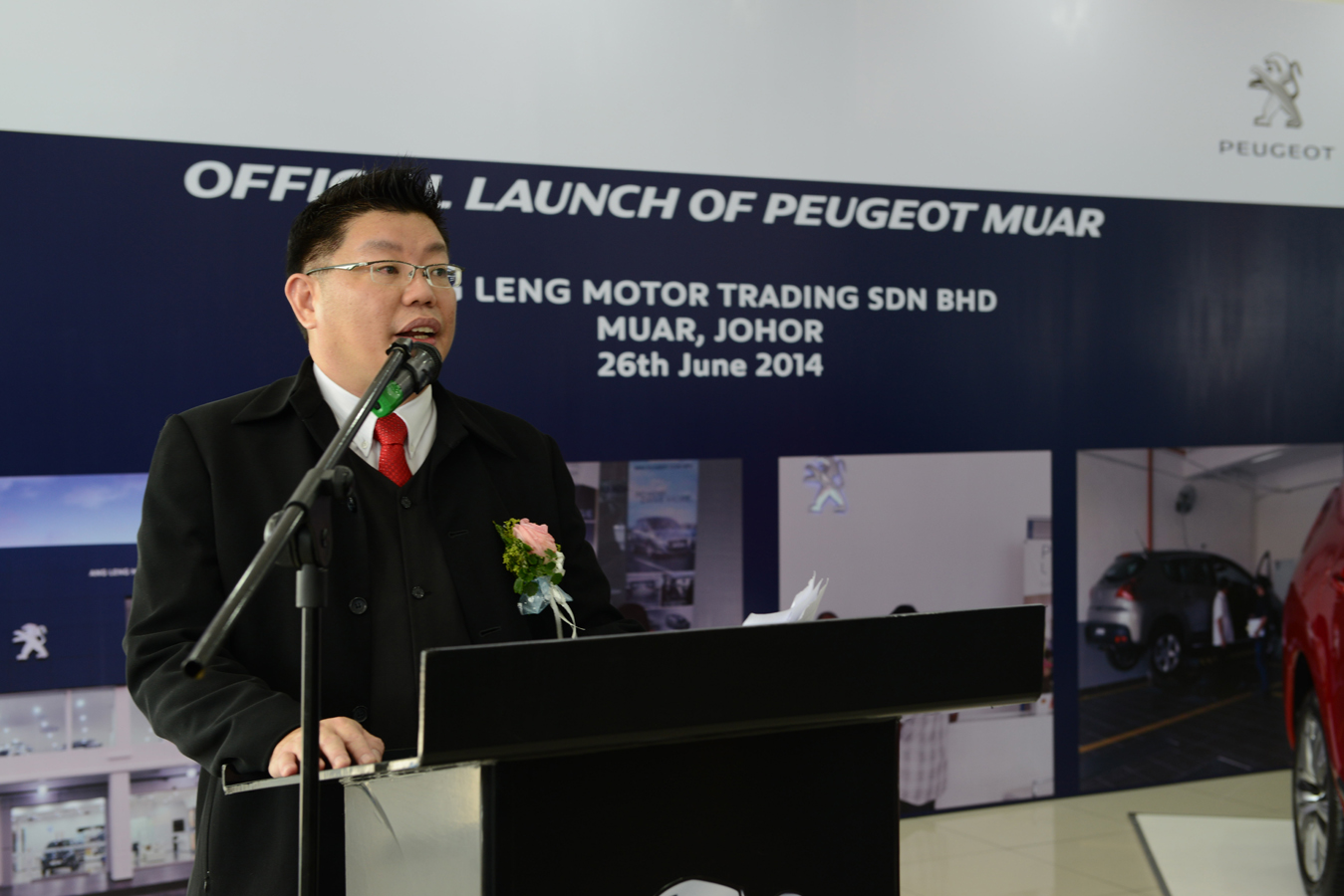 GRAND OPENING OF NEW PEUGEOT SHOWROOM