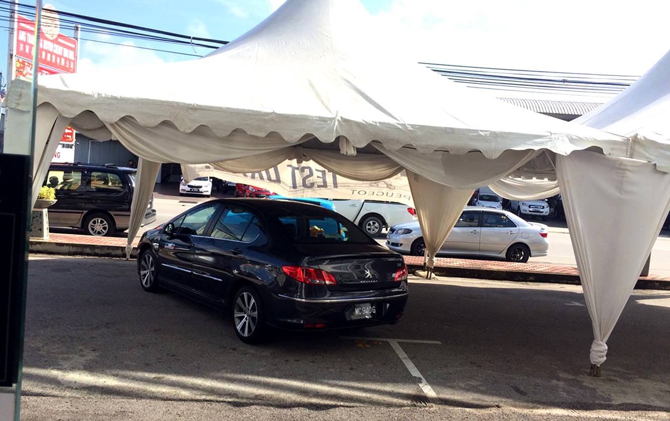 Peugeot test drive event