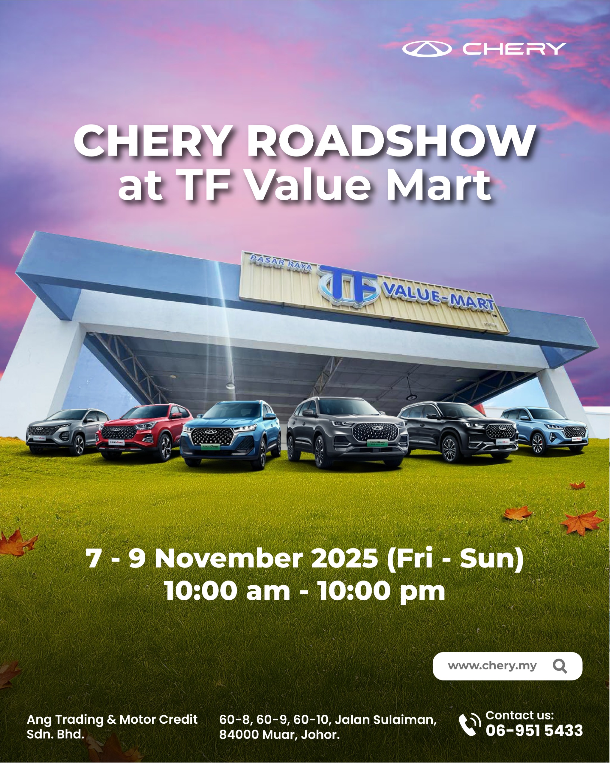CHERY ROADSHOW EVENT @ TF VALUE-MART MUAR